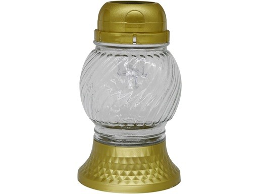 Hřbitovní svíčka LED 17cm MADONA zlatá /stříbrná Hřbitovní svíčka LED 17cm MADONA zlatá /stříbrná - Drogerie Osvěžovače a svíčky Svíčky hřbitoví